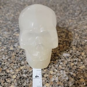 Selenite Skull